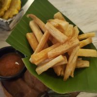 Yuca fries at MUYU in Puerto Baquerizo Moreno