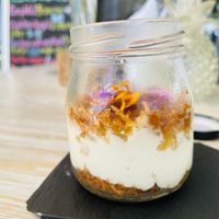 Pineapple ice creamm  at MUYU in Puerto Baquerizo Moreno