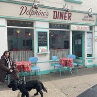   at Delphine's Diner in Aldeburgh