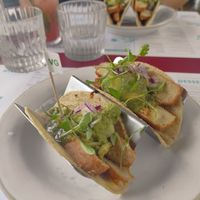 Plant-based chicken & avocado tacos at Wahaca - Southbank Centre in South East London