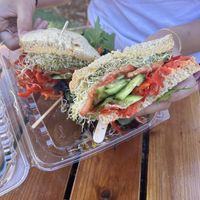  Vegan delight sandwich   at John's Garden Cafe in Malibu