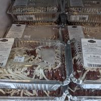 Frozen pizza to go at The Cackling Goose Market and Bakery Cafe in Sackville