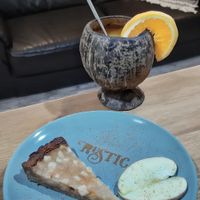 Apple pie with cinnamon at Rustic - Vegan Cafe & Shop in Kolarovo