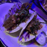 Fish tacos at Bowhead Pub in Montreal