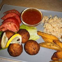 Falafels at Oniro Art Meze in Rhodes