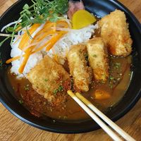Tofu katsu curry at Ebisu in Weston-super-mare