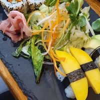 Veggie combo roll (veggie, mango, avocado) at Ebisu in Weston-super-mare