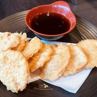 Sweet potato tempura   at Ebisu in Weston-super-mare