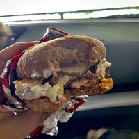 Nashville Hot Chick’n is one of the best sandwiches ever!! at Down to Earth - Store and Deli in Honolulu