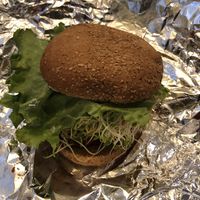 Many burgers to choose from at Down to Earth - Store and Deli in Honolulu