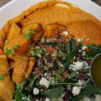 Mediterranean bowl at Sea Salt Healthy Kitchen in St Simons