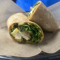 Very Vegan Wrap  at Sea Salt Healthy Kitchen in St Simons
