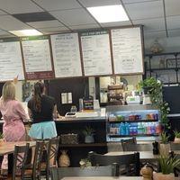 Inside- laidback vibees  at Sea Salt Healthy Kitchen in St Simons