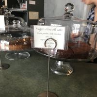 Divine vegan cake! at Chokolá in Taos