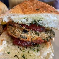 Eggplant hoagie  at Plant Based Mafia in Palm Beach Gardens