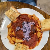 Hit man with blue berry ricotta   at Plant Based Mafia in Palm Beach Gardens