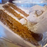 The best carrot cake!  at Plant Based Mafia in Palm Beach Gardens