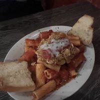 Rigatoni swapped with plant base chicken   at Plant Based Mafia in Palm Beach Gardens