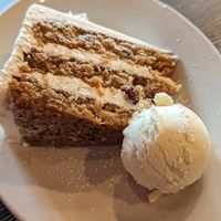 Carrot Cake at Plant Based Mafia in Palm Beach Gardens