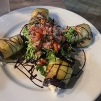 Eggplant Roll Ups  at Plant Based Mafia in Palm Beach Gardens
