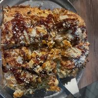 BBQ chickun pizzaa  at Plant Based Mafia in Palm Beach Gardens