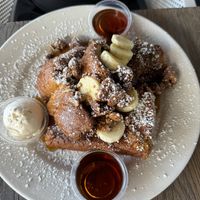 Banana Fosters French Toastt  at Plant Based Mafia in Palm Beach Gardens