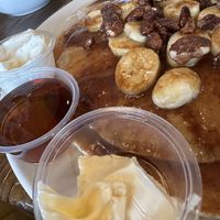 Banana Foster Pancakes   at Plant Based Mafia in Palm Beach Gardens