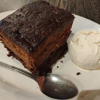 Chocolate hazelnut (more like a chocolate mousse cake) at Plant Based Mafia in Palm Beach Gardens