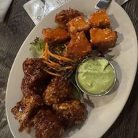 Buffalo and bbq wings   at Plant Based Mafia in Palm Beach Gardens