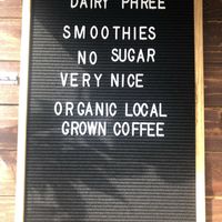 Menu  at Fountain of Juice in Mount Tamborine