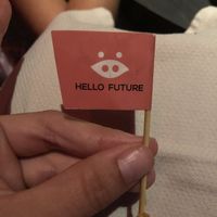 This vegan label comes out on food and the waitstaff specifies that it is vegan too! They’re on point to prevent accidents. at Dragon-i in Hong Kong Island