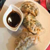 Vegan dumpling at Jasmin in Annecy