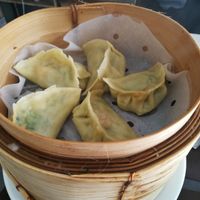 Vegan dumplings at Jasmin in Annecy