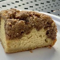 Vegan coffee cake  at The Marigold Mercantile in Marina Del Rey