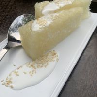 Cassava cake at Karuna Vegie House  in Lyneham