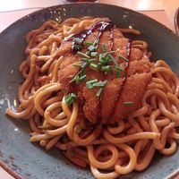 Udon con heura empanada at UDON in Almeria