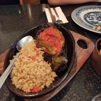 Stugged eggplant with bulgur at No 19 Dining in Istanbul