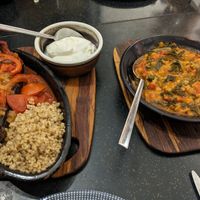 Yogurt pictured not vegan (I was sharing with a veggie friend) at No 19 Dining in Istanbul