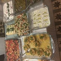 Some things on the picture m if not have you hurt. But lost are vegan. Just diferent dishes they change every day  at No 19 Dining in Istanbul