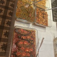 Just diferent Turkish dishes they change everyday   at No 19 Dining in Istanbul