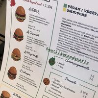 Menu  at Eat Like Panda in Paris