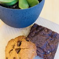 Cookie et brownies Vegan  at Eat Like Panda in Paris
