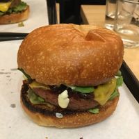 Truffle mayo burger at Eat Like Panda in Paris