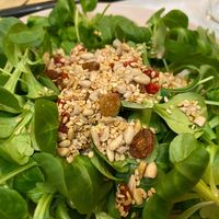 Fresh salad with seeds  at Eat Like Panda in Paris