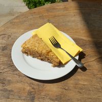 Swedish apple cake at Raum 18 in Stein Am Rhein