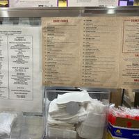 nice menu  at DeeGee's Vegan 360° in Richmond Hill
