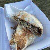 Quesadilla  at Garden Diva Hummus in Hollywood