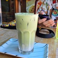 Matcha Latte with soy milk at Choop Coffee Break in Ao Nang