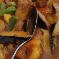 Assam fish at Zen Fut Sai Kai Vegetarian in Central Singapore