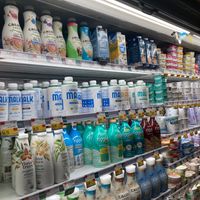 Vegan milks at Whole Foods Market - 125th in New York City